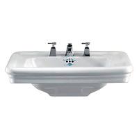 Раковина 70х53см, смеситель на 3 отверстия, цвет белый, Devon&Devon Etoile