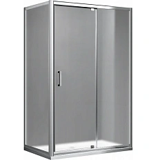 Душевая перегородка Gemy 70 см профиль хром