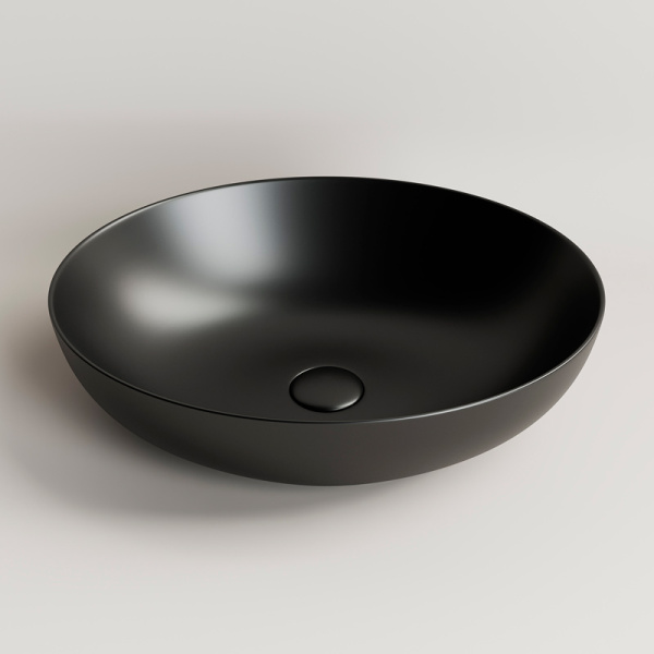 Раковина Ceramica Nova Element 51 см черная матовая CN6017MB (детальная фотография), накладные (на столешницу)
