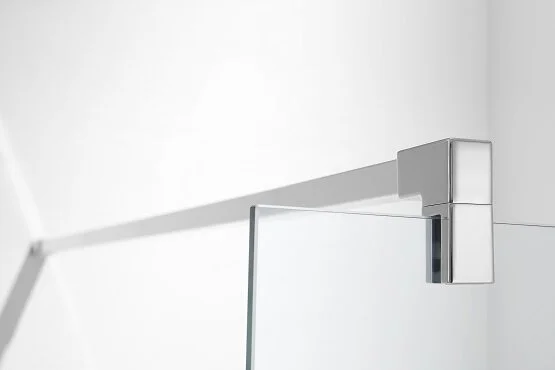 Душевая перегородка Акватек 70 см стекло прозрачное AQ WIW 07020CH (детальная фотография), прозрачные