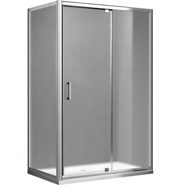 Душевая перегородка Gemy 70 см профиль хром A70M (детальная фотография)