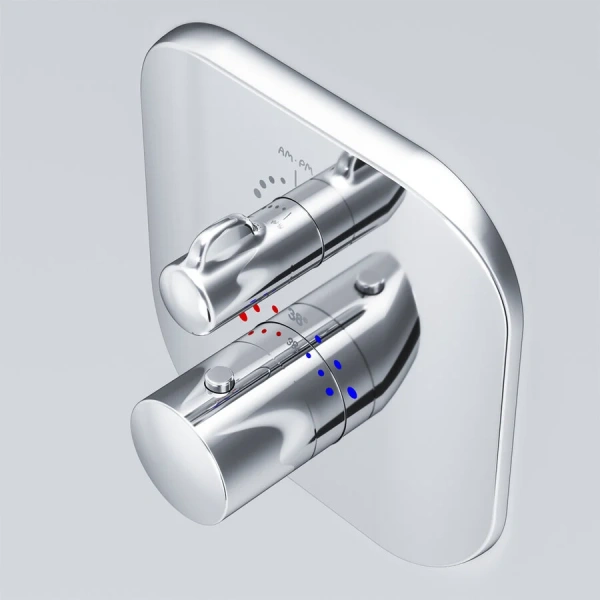 Смеситель для душа AM.PM Sensation F3075600 (детальная фотография), прямоугольная форма