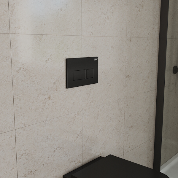 Клавиша смыва D&K Berlin черная DB1439025 (детальная фотография), по запросу