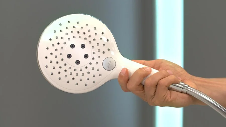 Лейка для душа Hansgrohe Raindance Select белый/хром 28587400 (детальная фотография), душевые лейки index_1
