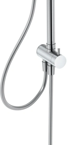Душевая стойка Ideal Standard IdealRain Cube хром с верхним душем A5862AA (детальная фотография), без излива