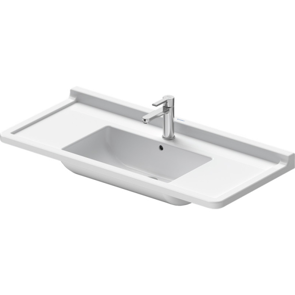 Раковина Duravit Starck 3 105 см прямоугольная 0304100000 (детальная фотография)