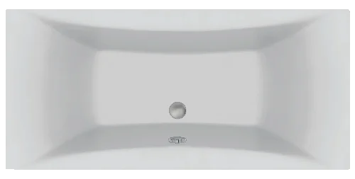 Акриловая ванна C-Bath Talia CBQ004001 170 х 75 см, белая (детальная фотография), акриловые