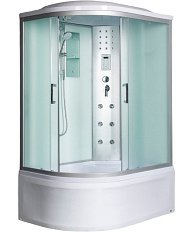 Душевая кабина River Dunay 120х80 см матовое стекло, правая