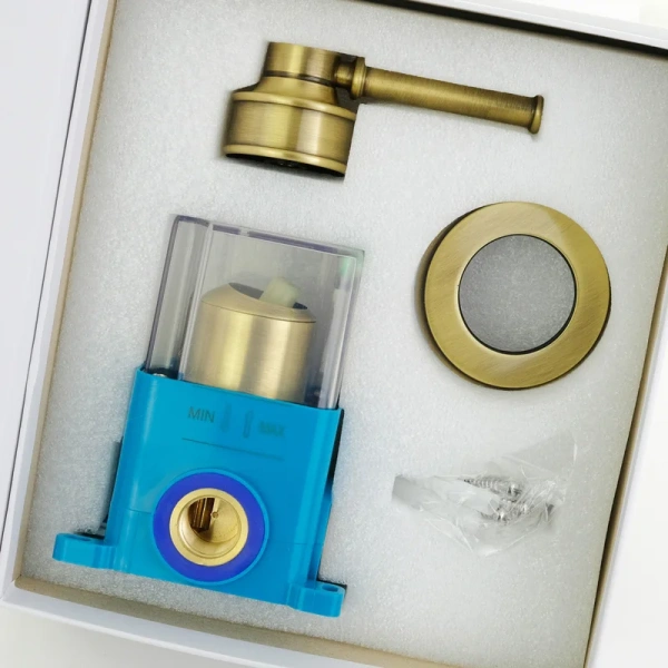 Смеситель для душа Migliore Ermitage Mini бронза 31429 (детальная фотография), недорогие, округлая форма