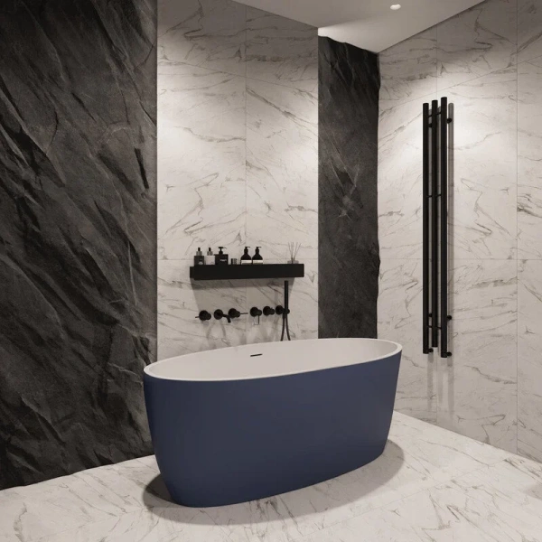 Ванна акриловая Corpa Nera Bosso CN130102, 170 х 76 см, синий матовый (детальная фотография), другие