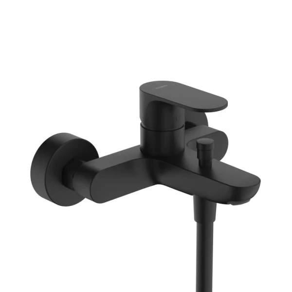 Смеситель для ванны Hansgrohe Rebris S матовый черный 72443670 (детальная фотография)