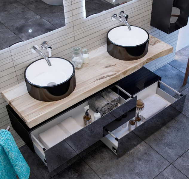 Мебель для ванной Velvex Felay со столешницей (детальная фотография), в наличии, по запросу