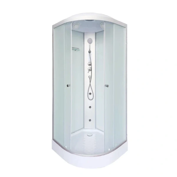 Душевая кабина Deto LM 100x100 см стекло матовое LM901GM+EL (детальная фотография)