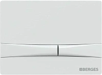 Клавиша смыва Berges Novum F4 Soft Touch белая