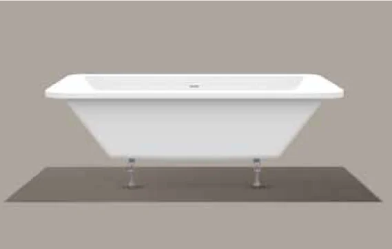 Ванна акриловая Knief Mood Fit 0400-285 180 х 80 см с ножками (детальная фотография)