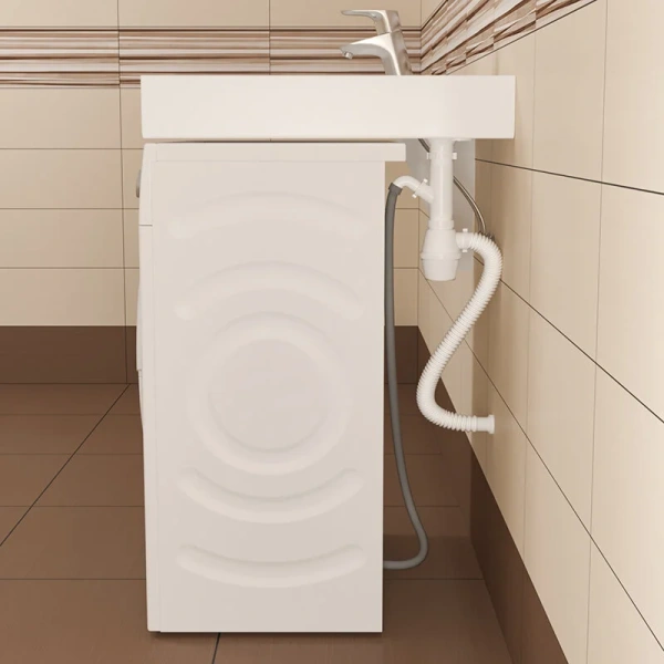 Раковина над стиральной машиной СанТа Юпитер 60 см с кронштейнами 900117 (детальная фотография), 60 см