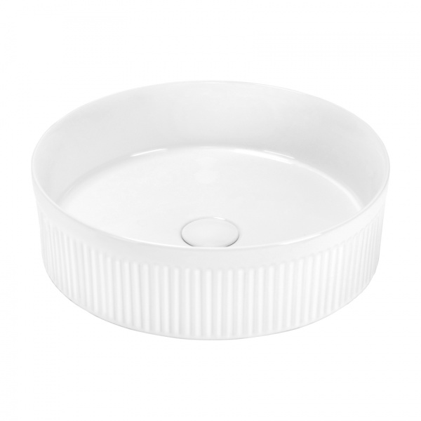 Раковина Abber Bequem 41 см накладная, белая AC2114 (детальная фотография)