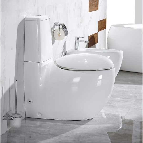 Унитаз компакт CeramaLux с бачком и сиденьем 2451 (детальная фотография), с бачком