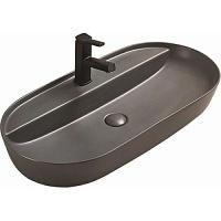 Раковина Ceramalux NC 80 см серая матовая