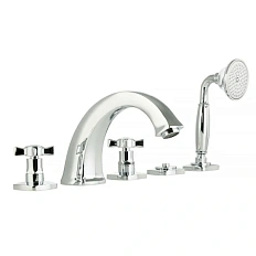 Смеситель для ванны Migliore Korona 28 на 5 отверстий