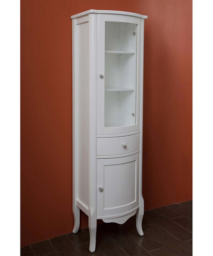 Шкаф-пенал, петли справа, стекло прозрачное, La Beaute Sabrina CSA.Dx - фото 29