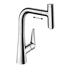 Смеситель для кухни Hansgrohe Talis Select M 73852 поворотный излив