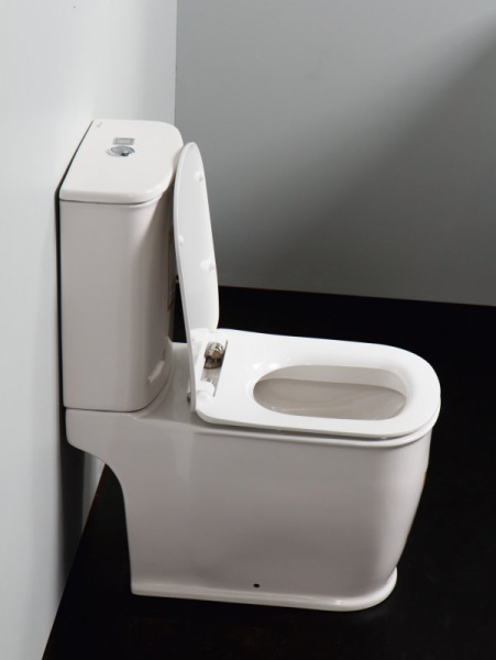 Унитаз компакт BelBagno Prado BB10150CP фаянсовый (детальная фотография), современные, hi-tech, круглые