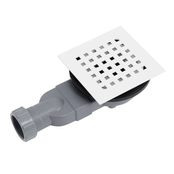 Душевой поддон BelBagno Uno 90х90 см белый, накладка белая матовая TRAY-MR-UNO-A-90-35-W-BO (детальная фотография), по запросу