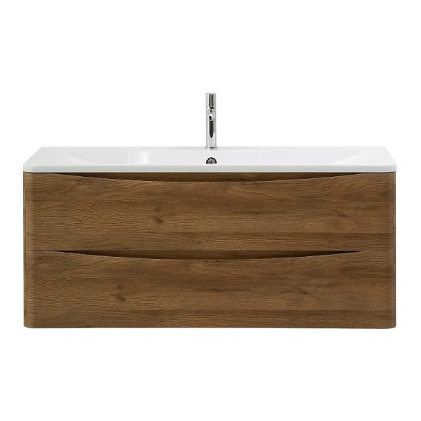 Тумба под раковину подвесная BelBagno Acqua 120 см я с двумя выкатными ящиками rovere rustico ACQUA-1200-2C-SO-RR (детальная фотография)