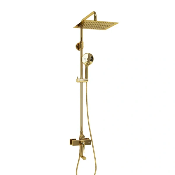 Душевая стойка WasserKRAFT Sauer глянцевое золото A171.261.207.PG (детальная фотография)