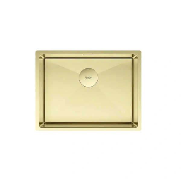 Мойка для кухни Paulmark Next 58 см светлое золото PM215844-LG (детальная фотография)