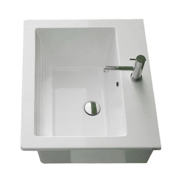 Раковина Globo Forty3 60 см белая FO063.BI*1 (детальная фотография)