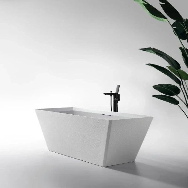 Ванна из искусственного камня Abber Berlin AM9912 170x75 см прямоугольная (детальная фотография), 170x75 см