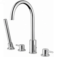 Смеситель для ванны Abber Wasser Kreis хром