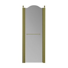 Душевая дверь в нишу Migliore Diadema 90 см профиль бронза стекло матовое левая