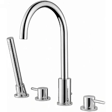 Смеситель для ванны Abber Wasser Kreis хром