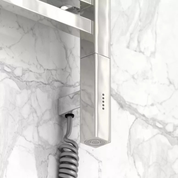 Полотенцесушитель электрический Сунержа Флюид 2.0 60x120 см без покрытия 00-5220-1260 (детальная фотография), современные, hi-tech