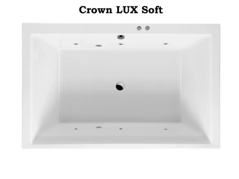 Ванна акриловая Excellent Crown Lux 190 х 120 см, цвет белый, WAEX.CRO19WH (детальная фотография) index_1