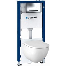 Унитаз с инсталляцией Geberit Acanto безободковый