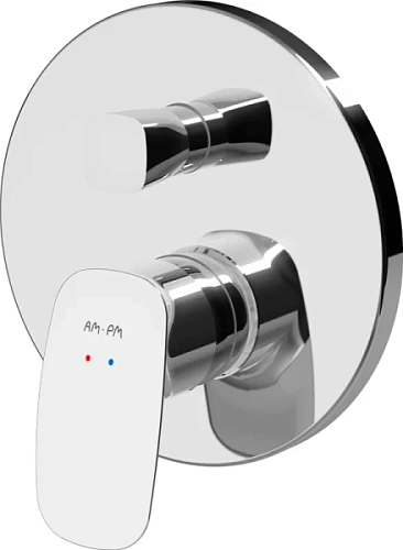 Смеситель для душа AM.PM Spirit 2.1 монтируемый в стену хром - фото 1