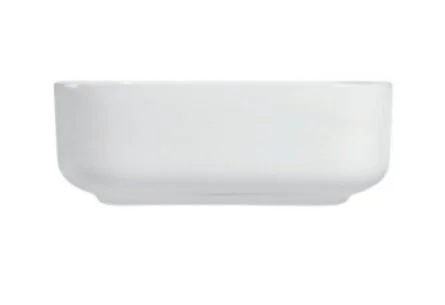 Раковина Aquanet City 38 см белая CITY-1 (детальная фотография), накладные (на столешницу)