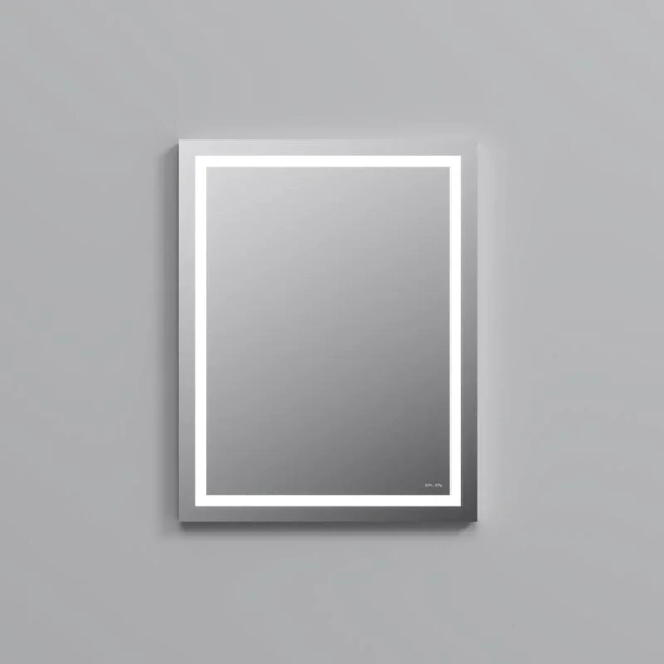 Зеркало с подсветкой Am.Pm Gem 55 см настенное M91AMOX0551WG (детальная фотография), современные, hi-tech