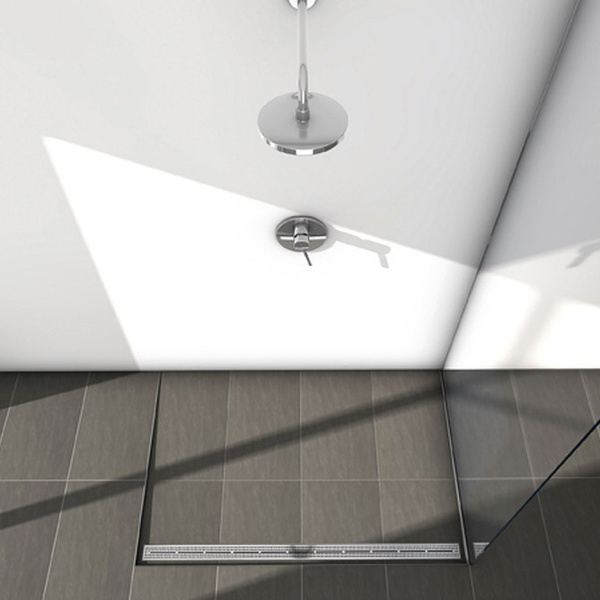 Решетка Tece TECEdrainline quadratum 120 см сатин 601251 (детальная фотография), стандартные