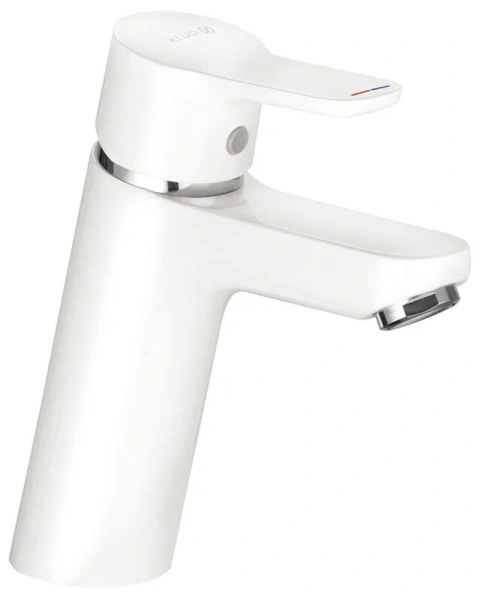 Смеситель для раковины Kludi Pure&Easy белый 372929165 (детальная фотография)