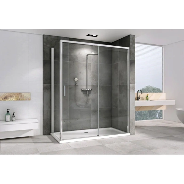 Душевой уголок Abber Komfort 120x90 см профиль хром AG93120-S92 (детальная фотография), современные, hi-tech