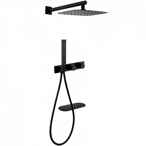 Душевой комплект Abber Rund черный матовый - фото 2