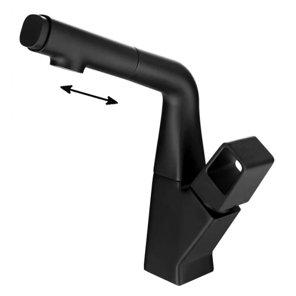 Смеситель для кухни Lemark Soul черный LM6008BL (детальная фотография)