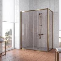 Душевой уголок профиль бронза стекло бронза Vegas-glass