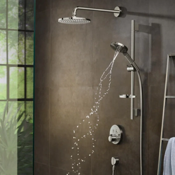 Душевой гарнитур Hansgrohe Raindance Select S 120 3jet P 27654000 (детальная фотография), современные, hi-tech