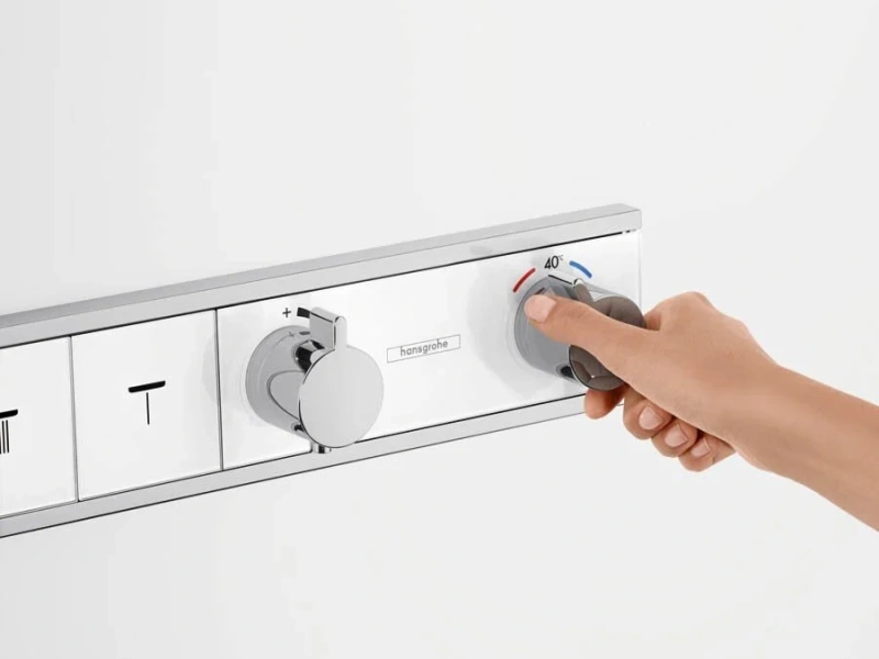 Смеситель для душа Hansgrohe RainSelect хром 15356000 (детальная фотография), для душа